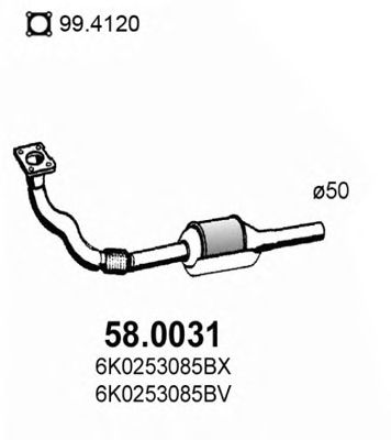 ASSO 580031 -  Катализатор