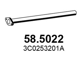 ASSO 585022 -  Труба выхлопного газа