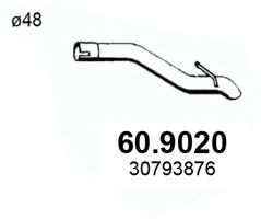 ASSO 609020 -  Труба выхлопного газа
