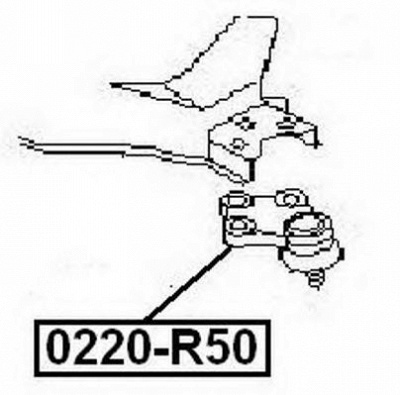 ASVA 0220r50 -  Несущий / направляющий шарнир