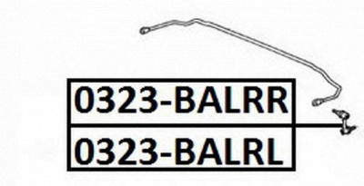 ASVA 0323balrr -  Тяга / стойка, стабилизатор