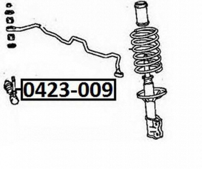 ASVA 0423009 -  Тяга / стойка, стабилизатор