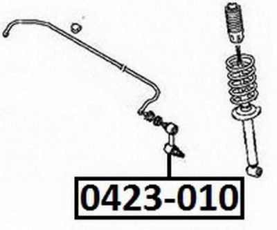 ASVA 0423010 -  Тяга / стойка, стабилизатор
