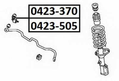 ASVA 0423505 -  Тяга / стойка, стабилизатор