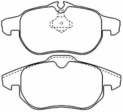 ASVA akd0325 -  Комплект тормозных колодок, дисковый тормоз