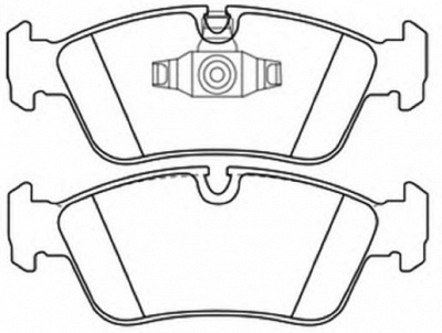 ASVA akd1011 -  Комплект тормозных колодок, дисковый тормоз