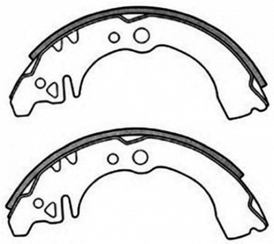 ASVA aks0034 -  Комплект тормозных колодок