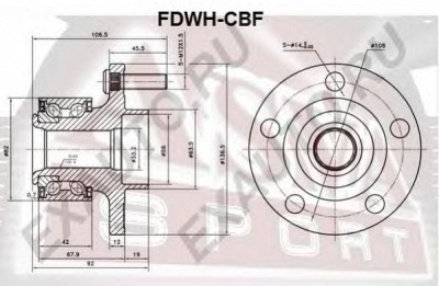 ASVA fdwhcbf -  Ступица колеса