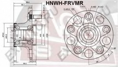 ASVA hnwhfrvmr -  Ступица колеса