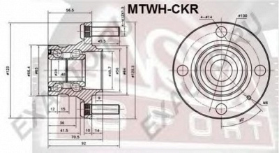 ASVA mtwhckr -  Ступица колеса