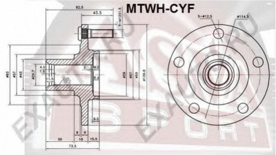 ASVA mtwhcyf -  Ступица колеса