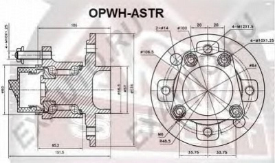 ASVA opwhastr -  Ступица колеса