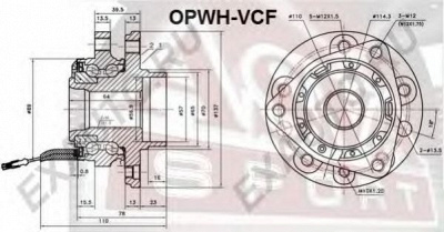 ASVA opwhvcf -  Ступица колеса