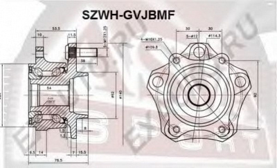 ASVA szwhgvjbmf -  Ступица колеса