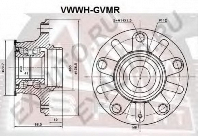 ASVA vwwhgvmr -  Ступица колеса