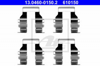 ATE 13046001502 -  Комплектующие, колодки дискового тормоза
