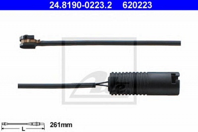 ATE 24819002232 -  Сигнализатор, износ тормозных колодок