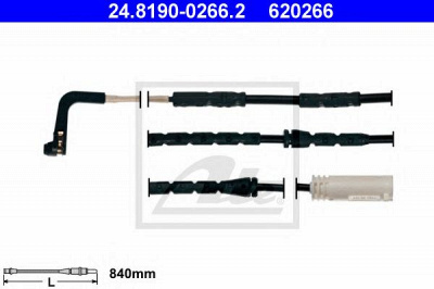 ATE 24819002662 -  Сигнализатор, износ тормозных колодок