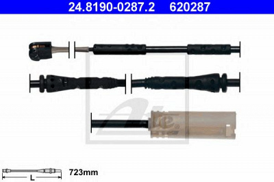 ATE 24819002872 -  Сигнализатор, износ тормозных колодок