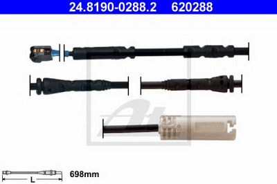 ATE 24819002882 -  Сигнализатор, износ тормозных колодок