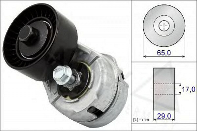 AUTEX 601347 -  Натяжная планка, поликлиновой ремень