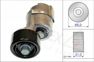 AUTEX 654843 -  Натяжная планка, поликлиновой ремень