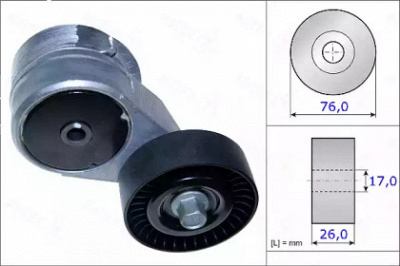 AUTEX 654869 -  Натяжная планка, поликлиновой ремень
