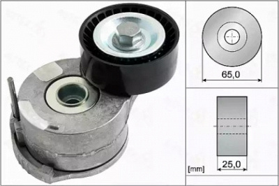 AUTEX 655038 -  Натяжная планка, поликлиновой ремень