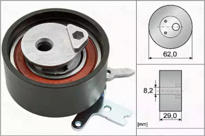 AUTEX 655087 -  Натяжной ролик, ремень ГРМ