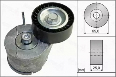 AUTEX 655124 -  Натяжная планка, поликлиновой ремень