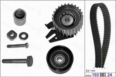 AUTEX 702825 -  Комплект ремня ГРМ