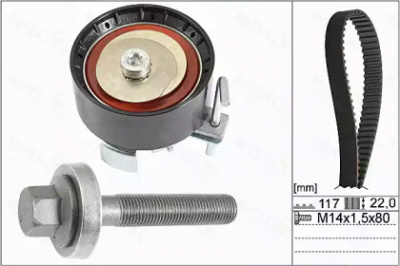 AUTEX 702841 -  Комплект ремня ГРМ