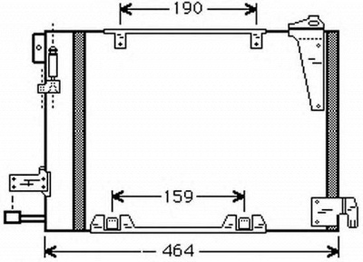 AUTOCLIMA 30311382cp -  Конденсатор, кондиционер