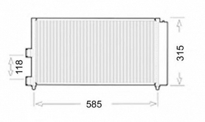 AUTOCLIMA 30311480cp -  Конденсатор, кондиционер