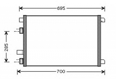 AUTOCLIMA 30311508cp -  Конденсатор, кондиционер