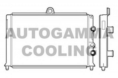 AUTOGAMMA 100030 -  Радиатор, охлаждение двигателя