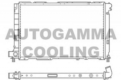 AUTOGAMMA 100143 -  Радиатор, охлаждение двигателя