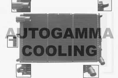 AUTOGAMMA 100222 -  Радиатор, охлаждение двигателя