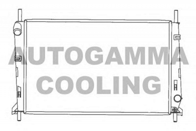 AUTOGAMMA 100370 -  Радиатор, охлаждение двигателя