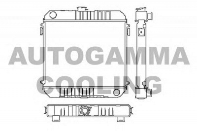 AUTOGAMMA 100659 -  Радиатор, охлаждение двигателя