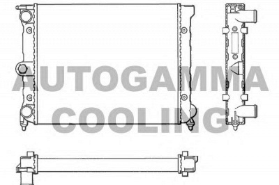 AUTOGAMMA 101041 -  Радиатор, охлаждение двигателя