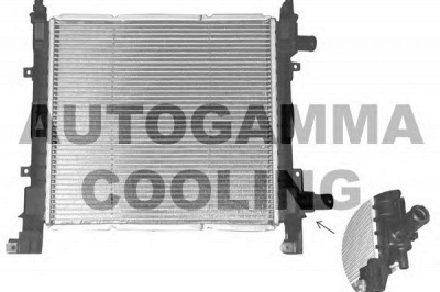 AUTOGAMMA 101332 -  Радиатор, охлаждение двигателя