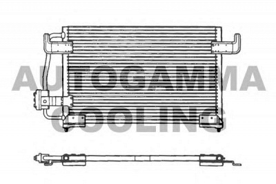 AUTOGAMMA 101580 -  Конденсатор, кондиционер