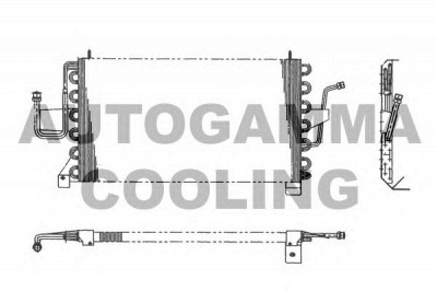 AUTOGAMMA 101600 -  Конденсатор, кондиционер