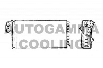 AUTOGAMMA 101640 -  Теплообменник, отопление салона