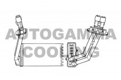AUTOGAMMA 101664 -  Теплообменник, отопление салона