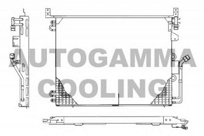 AUTOGAMMA 101729 -  Конденсатор, кондиционер