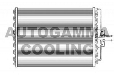 AUTOGAMMA 101805 -  Конденсатор, кондиционер