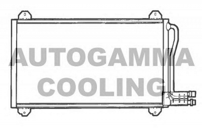 AUTOGAMMA 101834 -  Конденсатор, кондиционер