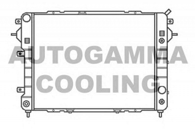 AUTOGAMMA 102239 -  Радиатор, охлаждение двигателя
